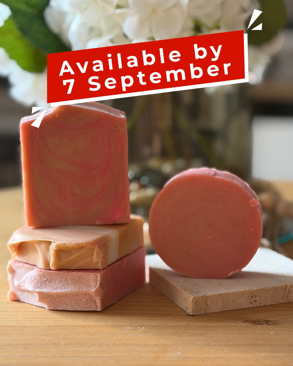 Meno Calm Soothing Tallow Soap Bar (120g – 130g) | Sea Buckthorn, Avocado Oil, Squalane & Pink Clay Soap for Perimenopause & Menopause | Handcrafted UK