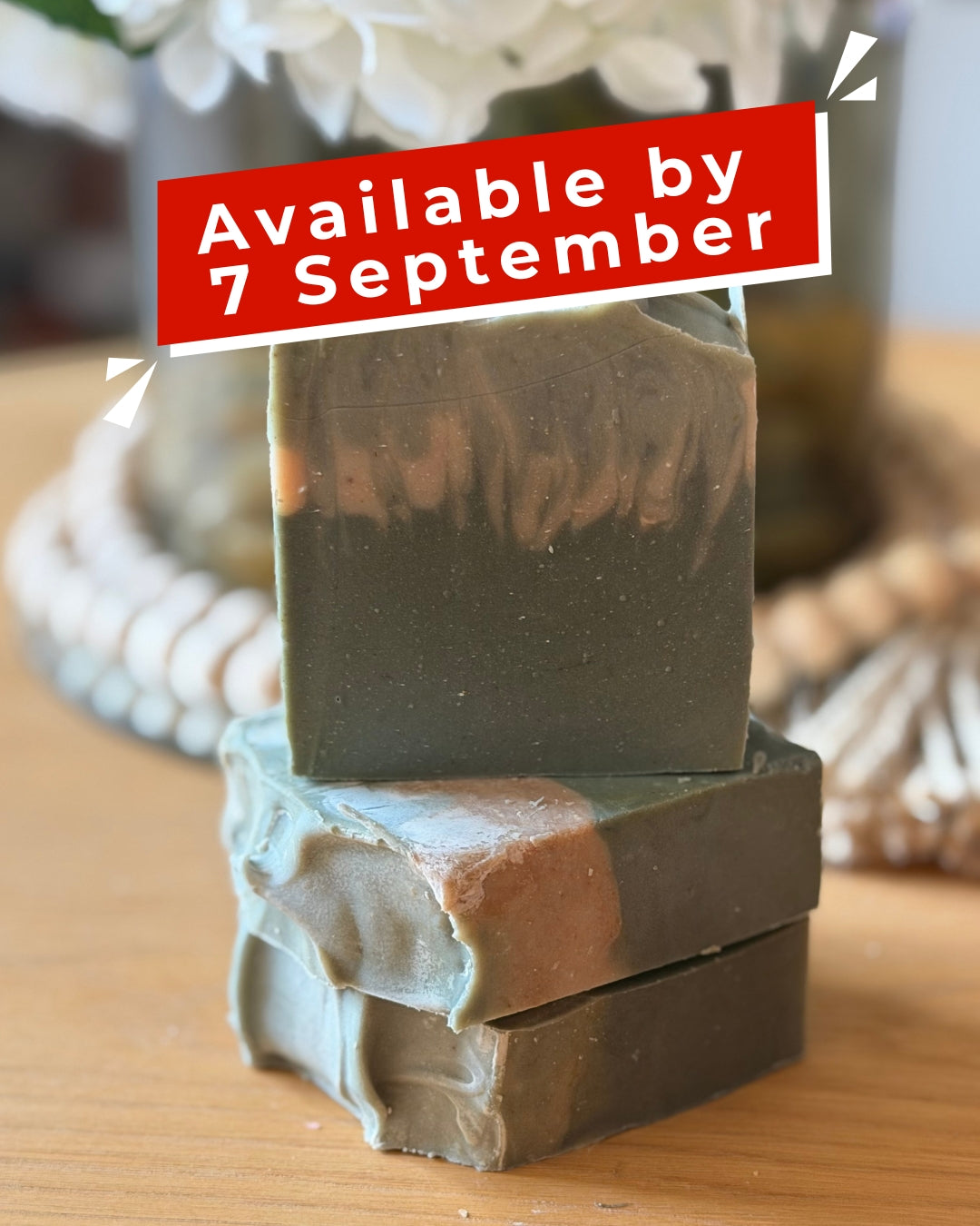 Meno Cool Refreshing Tallow Soap Bar (120g – 130g) | Aloe Vera, Zinc Oxide, Squalane & Green Clay Soap for Perimenopause & Menopause | Handcrafted UK