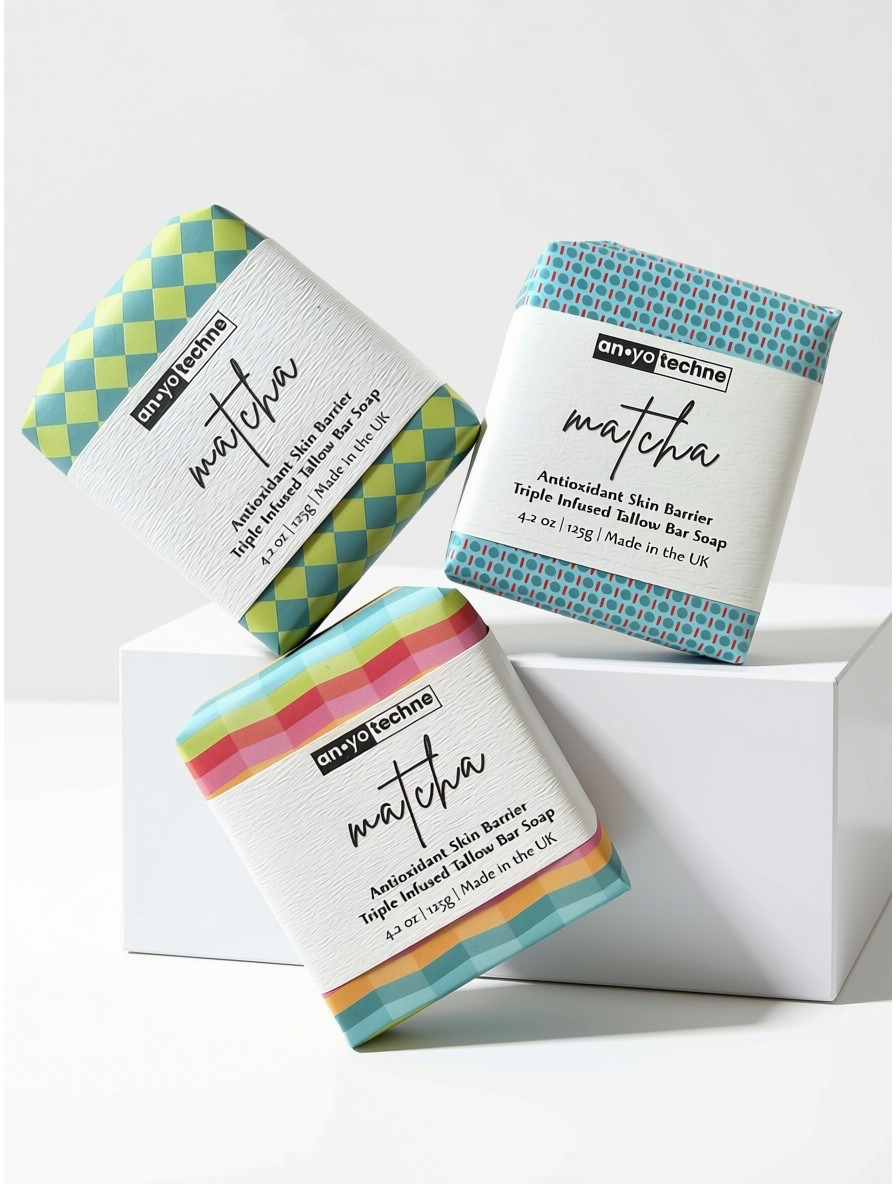 Matcha - Antioxidant Skin Barrier Triple Infused Tallow Bar Soap