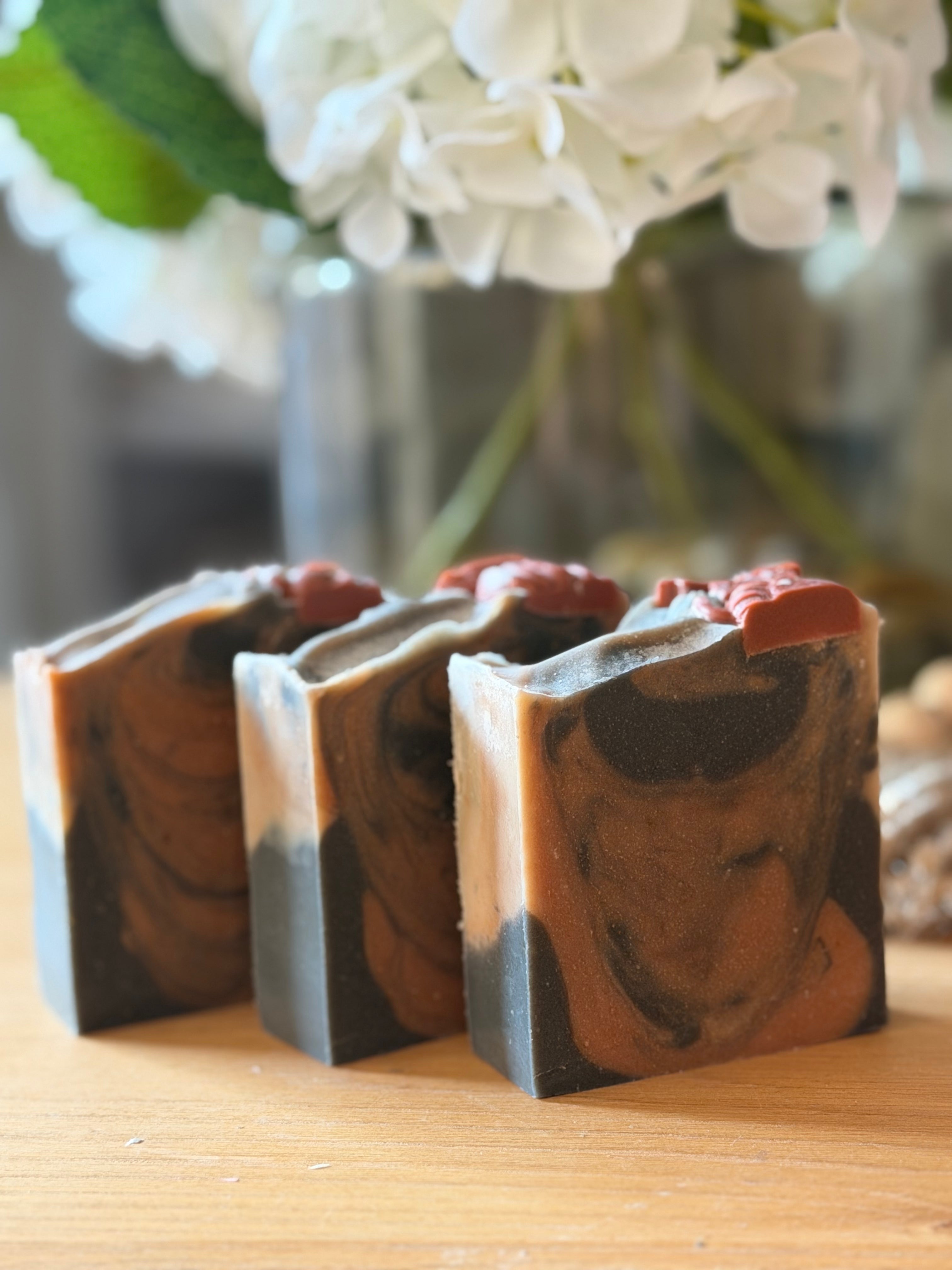 Pumpkin Spice Warm Comfort Tallow Soap Bar (120g – 130g) | Honey, Golden Clay & Autumn Spice Soap | Handcrafted UK