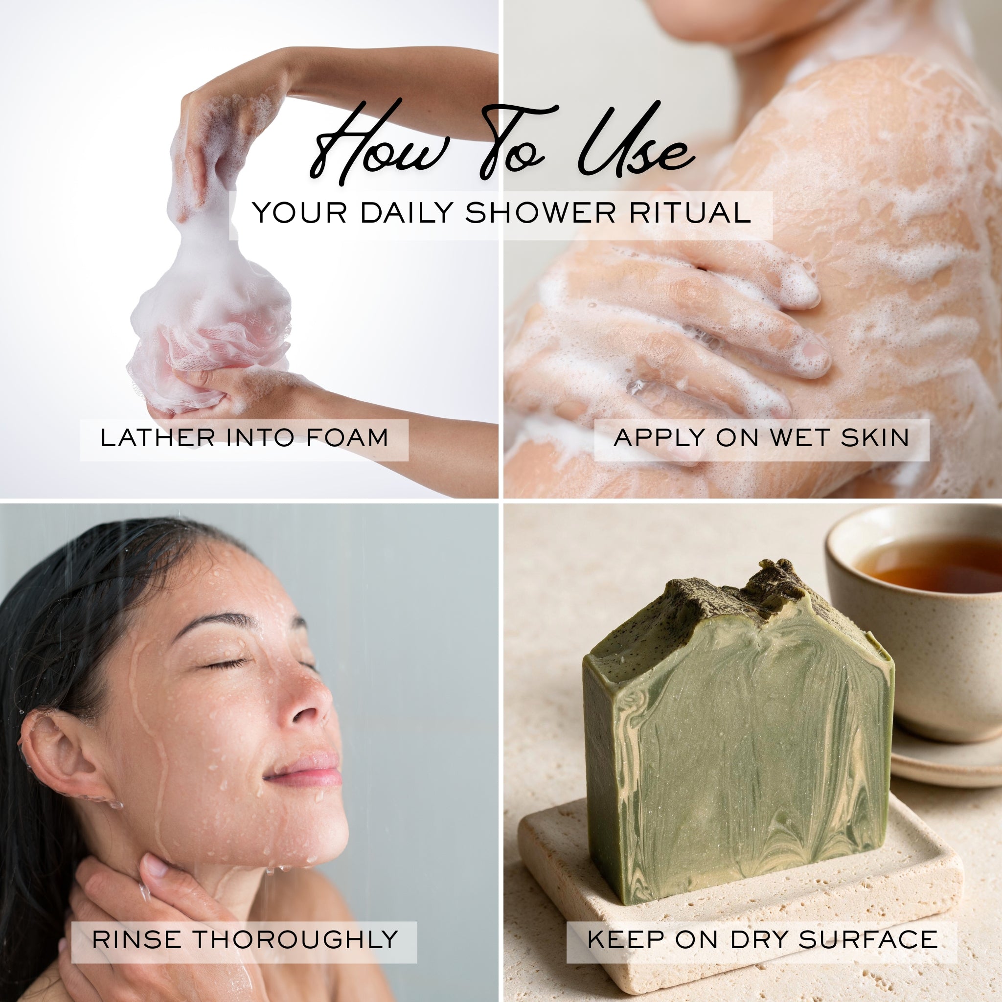 Matcha - Antioxidant Skin Barrier Triple Infused Tallow Bar Soap