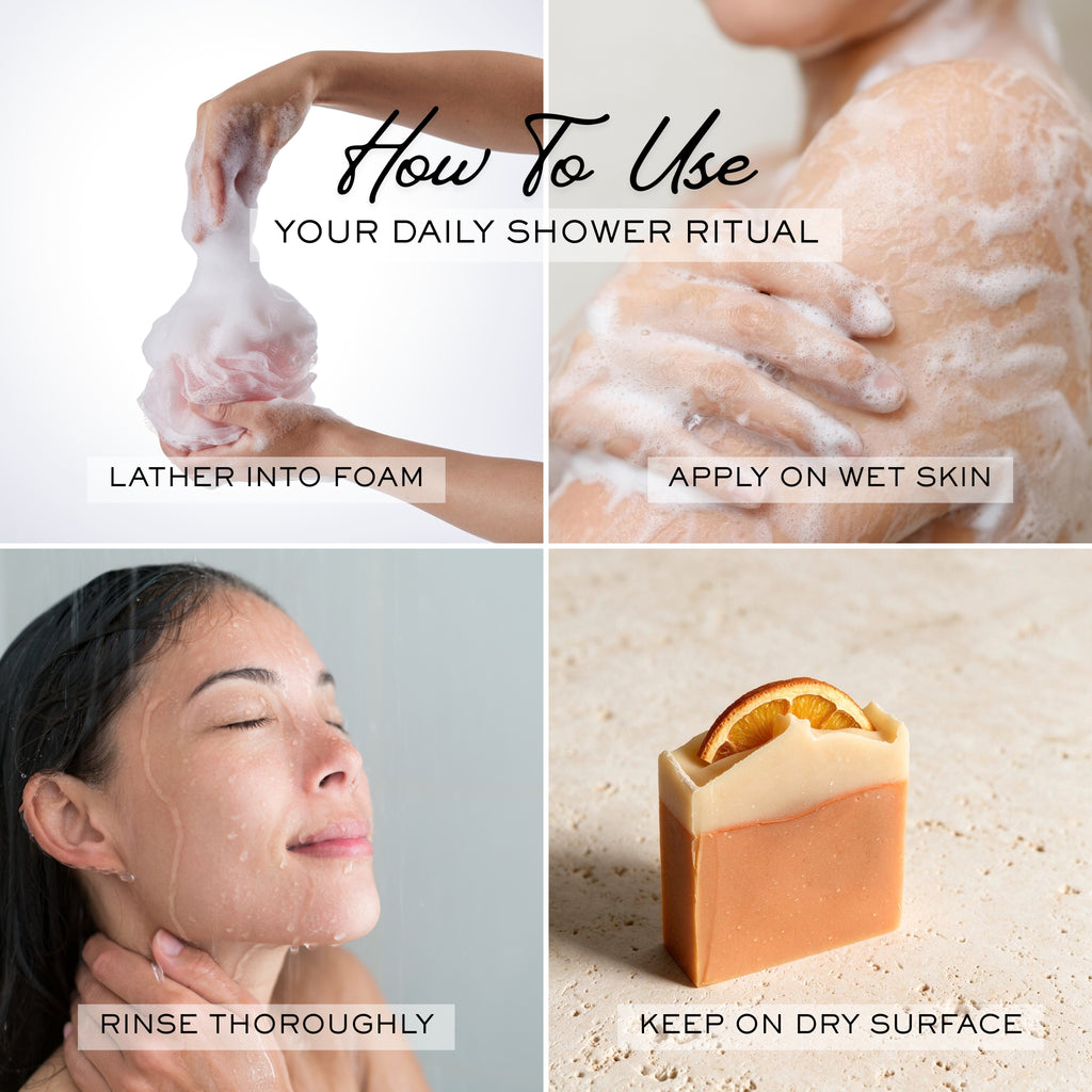 Citrus Burst - Energizing Morning Refresh Triple Infused Tallow Bar Soap