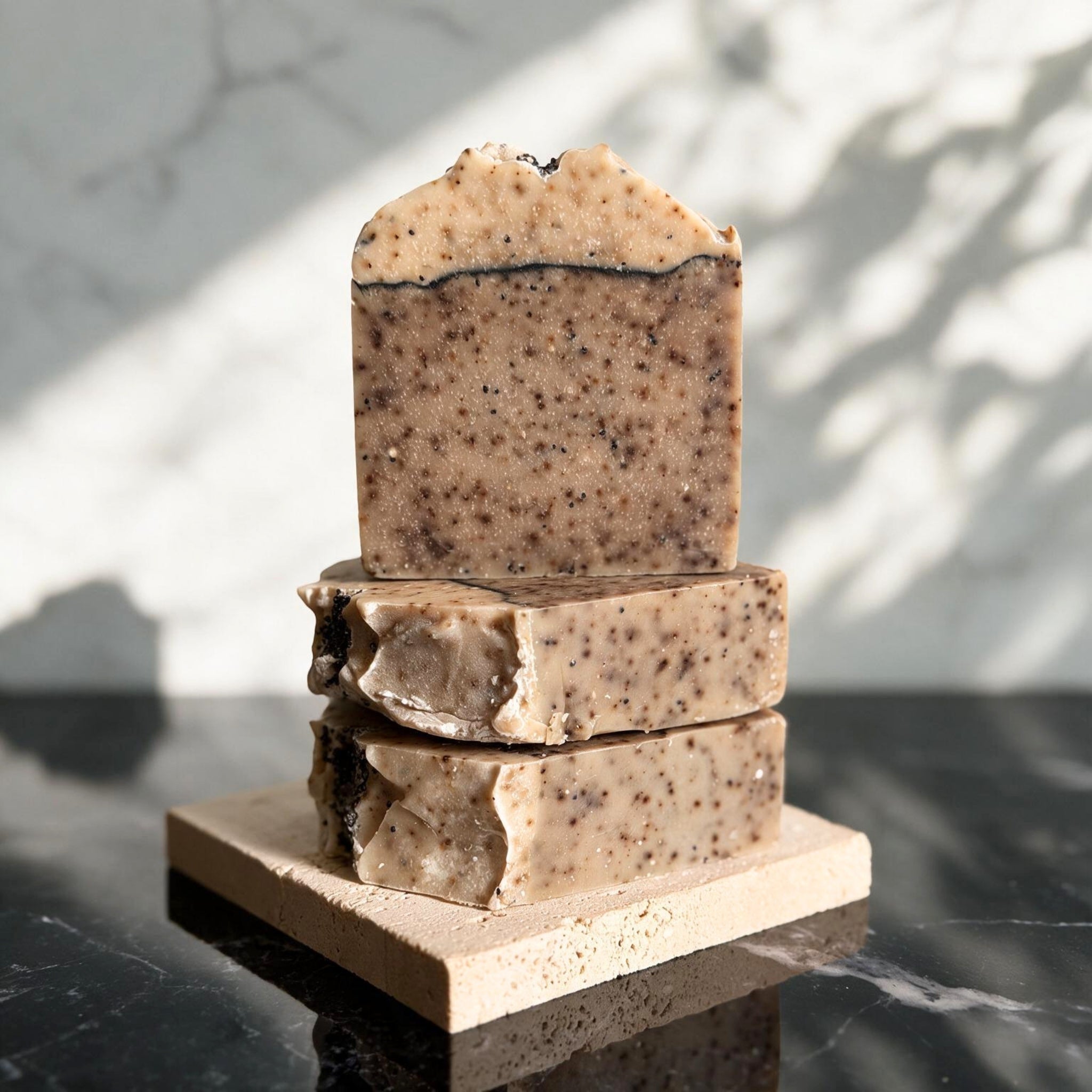 Espresso - Exfoliating Coffee Rough and Bumpy Skin Triple Infused Tallow Bar Soap