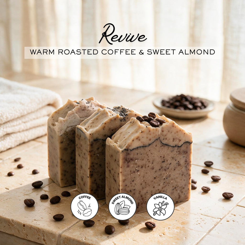 Espresso - Exfoliating Coffee Rough and Bumpy Skin Triple Infused Tallow Bar Soap
