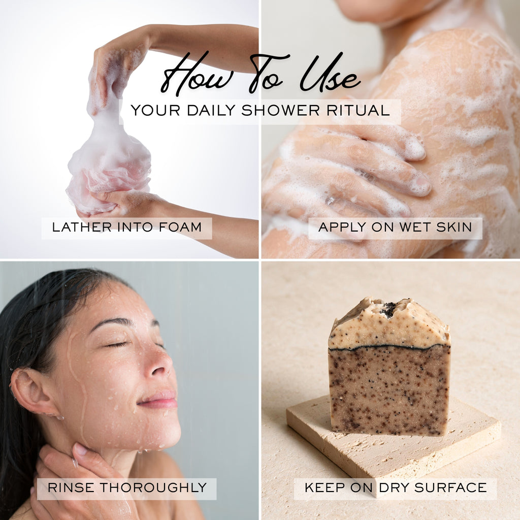 Espresso - Exfoliating Coffee Rough and Bumpy Skin Triple Infused Tallow Bar Soap